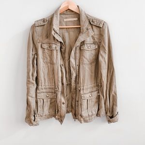 khaki green fall/spring jacket